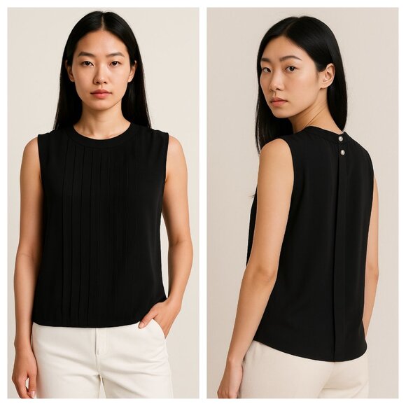Chanel new silk classic blouse size 38